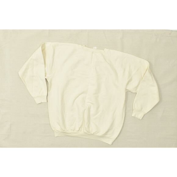 Northern Reflections Men's Vintage Crewneck Sweatshirt Cream Graphic XL Stained - Picture 8 of 8